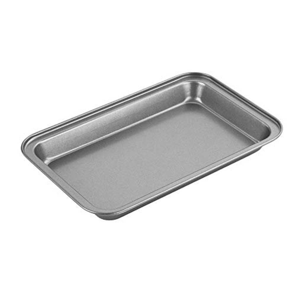 Chef Aid Non-Stick Brownie Tray, Baking Tin for Traybakes, Flapjacks & Brownies, Easy Clean Bakeware, Grey, 28.5 x 18 x 3 cm