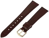 Hadley-Roma Men's MSM700RB-180 18-mm Brown Genuine Lizard Leather Watch Strap