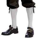 Colonial Knee High White Socks - Adult Std.