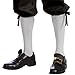 Colonial Knee High White Socks - Adult Std.