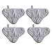 HIFROM New 4pcs Replacement Pads replacement for X5 Steam Mop Cleaner Floor Washable Microfibre Cleaning Pads
