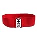 Womens Wide Elastic Waist Belt for Dresses Waistband Trimmer Stretch Cinch Belt