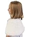 Tion Bridal Faux Fur Wedding Wrap Flower Girl White Size Medium FREE BROOCH