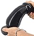 Big Size Anal Plug, LZYAA Adult Sex Toys Dildo Liquid Silicone Material No Any Smell Strong Suction Cup for Hand-Free Soft Penis (Black)
