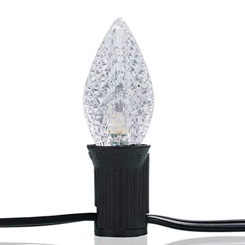 50 Pack C7 Led Replacement Christmas Light Bulb, C7 Shatterproof Led