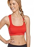 Jockey Women's Performance Push up Seamless Sportbra, Medium Grey Melange, M