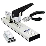 Onotio Heavy Duty 100 Sheet High Capacity Office Desk Stapler with 1000 Box Staples
