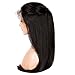 Peruvian Lace Front Human Hair Wigs For Black Women Virgin Hair Straight Wig With Baby Hair Natural Hairline Full End Black Color On Sale 18Inch