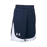 Under Armour Women's Pop A Shot Basketball Short, Midnight Navy (410), Youth Medium