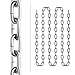 Mophorn Grade 30 Chain 0.25 Inch by 20Ft Length Grade 30 Proof Coil Chain Zinc Plated Grade 30 Chain for Towing Logging Agriculture and Guard Rails
