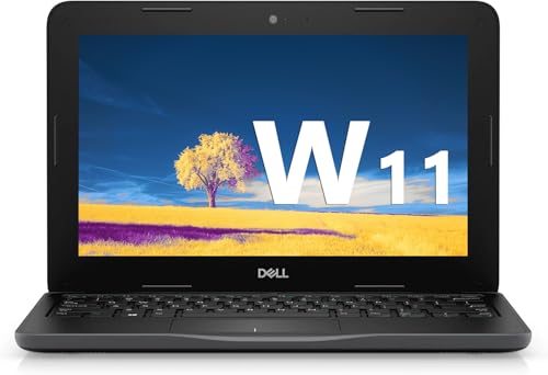 Dell Latitude 3190 Business Laptop, Intel Celeron N4100, 4GB RAM, 128GB SSD, HDMI, Webcam, Win 11 Pro (renewed)