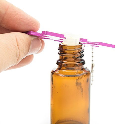 Essential Oil Bottle Opener - 3 Pack Oils Metal Key Tool Easily Removes & Replaces Roller Balls and Caps on Bottles. Universal Cap Remover Accessory for Rollons Sample Drams, Orifice Reducers & Tops - Thumbnail 5