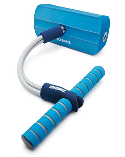 Foam Pogo Stick Jumper for Kids by New Bounce|100% Safe, Bouncy Toy for Toddlers|Fun Foam Hopper for Children|Squeaks with Each Hop|Great Gift for Girls and Boys (Blue)