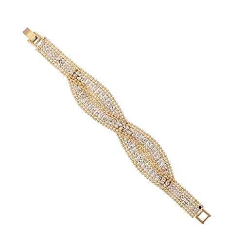 Lux Accessories Pave Crystal Infinity & Beyond Bridal Bride Wedding Bridesmaid Clasp Bracelet Lux Accessories Pave Crystal Infinity & Beyond Bridal Bride Wedding Bridesmaid Clasp Bracelet