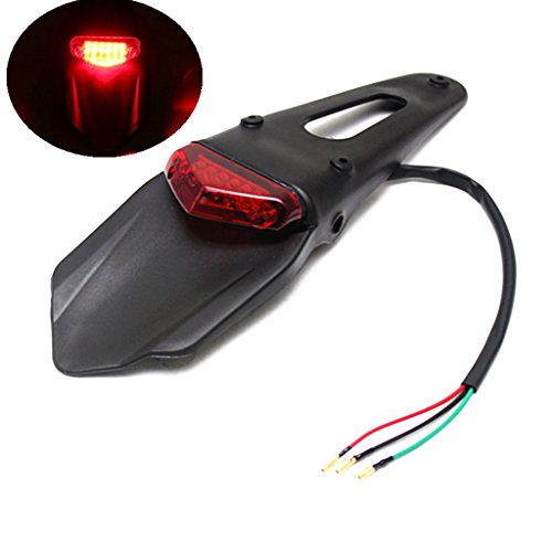 image for SL Mall US New Tail Light LED Brake Red Rear Fender Dirt Bike for Hond