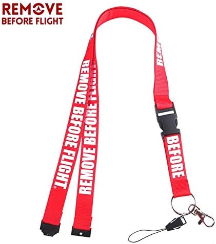 Key Rings Remove Before Flight 5Pcs DIY Lanyard 55cm Key Neck Strap Card Badge Gym Key Ring Rope Keychain Hanging Pendant Turbo Keychain - (Color Name: 5 PCS)