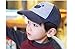 UQ Kids Cute Stars Cotton Adjustable Baseball Hats Sun Visors Grey