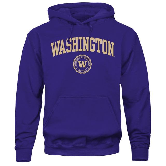 Barnesmith University of Washington UW Huskies Hooded Sweatshirt, Heritage, Purple, XX-Large Image