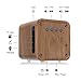 Bluetooth Speakers Wooden, ZENBRE F3 6W Portable Bluetooth 4.1 Speakers with 70mm Big-Driver, Wireless Computer Speaker with Enhanced Bass Resonator (White Oak)