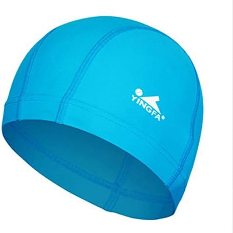 Yingfa swimming Kid swim caps for kids teen girls swimmer sport hats blue