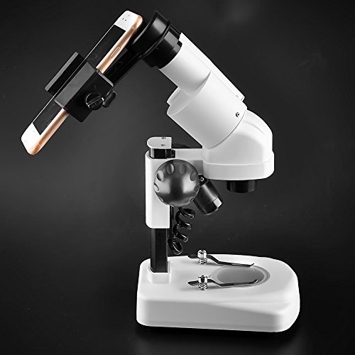 Landove Stereo Microscope - Science Lab 3D Scope - 20X 40X Magnifications -Capture Beauty in The Microworld with Smartphone Mount - Thumbnail 2