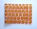 CaseBuy Ultra Thin Soft Silicone Keyboard Protector Skin Cover for HP Stream 13 Notebook - 13-c002dx 13-c010ca 13-c010nr 13-c020ca 13-c030nr 13-c077nr US Layout(Semi-Orange)