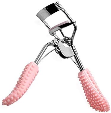 Lawrence Willisdsfe Plastic Eyelash Curler Eyelash Curler New Massage Handle Eyelash Curler Curling Shape Long Lasting(pink)