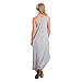 ETCYY Women's Summer Casual Stripe Sleeveless Loose Beach Maxi Dress