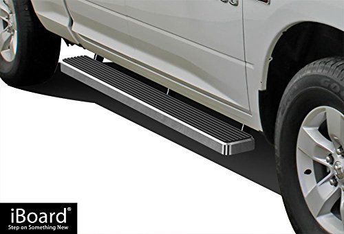 APS iBoard Running Boards 5 inches Compatible with Dodge Ram 1500 2009-2018 Quad Cab (Drilling Required for Some Models…