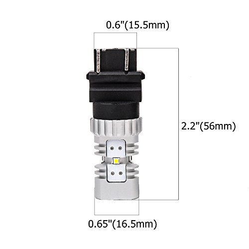 Dr.Roc Extremely Bright Durable T25 3056 3057 3156 3157 4057 4157 LED Bulb For Reverse Backup Bulb Stop Brake Light Tail Lights Parking light Turn Signal Lamp Daytime Running light Xeon White - Thumbnail 5