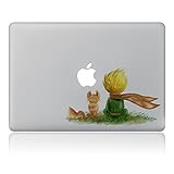 Vati Leaves Removable The Little Prince Vinyl Decal Sticker Skin Art Black for Apple Macbook Pro Air Mac 13