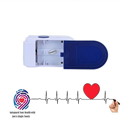 Fingertip Pulse Oximeter Blood Oxygen Saturation Monitor with Batteries Storage Bag and Lanyard