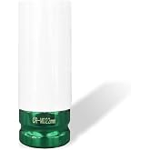 1/2" Drive 22 mm Lug Nut Impact Socket, Non-Marring Deep Lug Nut Socket, Thin Wall Wheel Rim Protector Sleeved Socket (22mm/0.9inch)