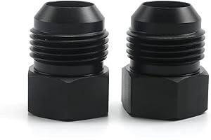 JETUPLUSLLC Compatible With CTS-V ZL1 6.2L LSA Supercharger Coolant Line -12AN Adapter Fittings CBW-082B