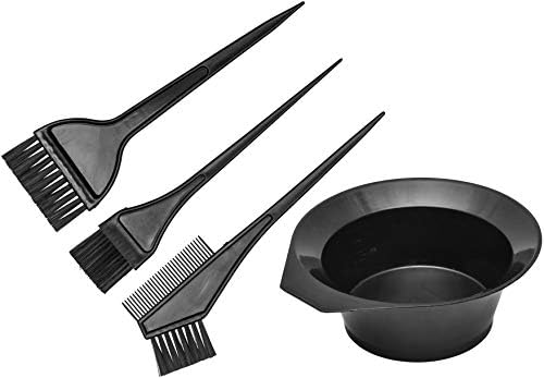 Hair Dye Color Brush Set, Hair Color Brush Kit Perfect Tools for Hair Tint Dying Coloring Applicator. (3 Piece set)