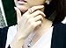 Qiyun New Arrival Heart To Heart Diamond Crystal Ring Women Finger Ring