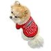 Ninasill New Beautiful Raindrops Bone Summer Pet Puppy Small Dog Cat Pet Clothes, Vest T Shirt Apparel Hot (XS)