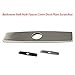 VAPSINT Modern Brushed Nickel Stainless Steel Kitchen Bathroom Sink Hole Faucet Cover Deck Plate Escutcheon, Covering Unused Mounting Holes