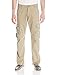 Wrangler Authentics Men's Premium Relaxed Fit Straight Leg Cargo Pant, British Khaki, 34W X 32L
