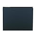 Smead Standard Hanging File Folders, 25 Count, Black, 1/5-Cut Adjustable Tabs, Letter Size (64062)