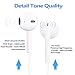 Aalio Earphones, Microphone Earbuds Stereo Headphones Noise Isolating Headset Fit Compatible Apple iPhone 7/7 plus/8/8 Plus/X- White (Bluetooth Connectivity)thumb 4