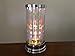 Firefly Crystal Prism Lantern with 1/2-Ounce Refillable Glass Tealight Candle