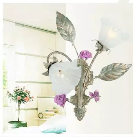 Flashing Lights Europaischen Stil Garten Blumen Leuchten Retro