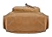 Coofit Women's Leather Backpack Purse Shoulders Bag Travel Bag Daypack (Camel)