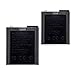 FLOUREON CBL1000AA Two-Way Radio Battery 1000mAh Li-ion Rechargeable Battery with USB Charging Cable Compatible with Walkie Talkies 628 638 880 FC200 and More (2 Pack)