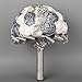 FAYBOX Hand Made Silk Rose Rhinestone Brooch Wedding Bouquets Customization Pearls Bride Holding Flowers