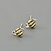 Paialco 925 Sterling Silver Cute Bumblebee Earring Studs Black and Yellow Enamel