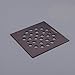 Shower Drain Cover -TRUSTMI Square 4-1/4-inch Screw-in Floor Drainer Grate, Oil Rubbed Bronze, Also Chrome and Brushed Nickel for Choose