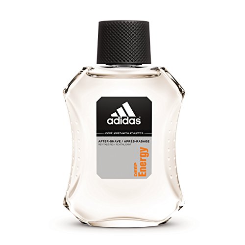 Adidas Male Personal Care Deep Energy After Shave 3.4 Fluid Ounce Dynamic Fragrance Revitalizing Aftershave Masculine yet Subtle Scent
