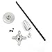 Crazepony 4pcs RC GPS Folding Antenna Mount Holder Set Kit for Drone Multicopter Quadcopter DJI WKM NAZA YS X4 X6